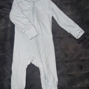 Cozy Blue Baby Onesie